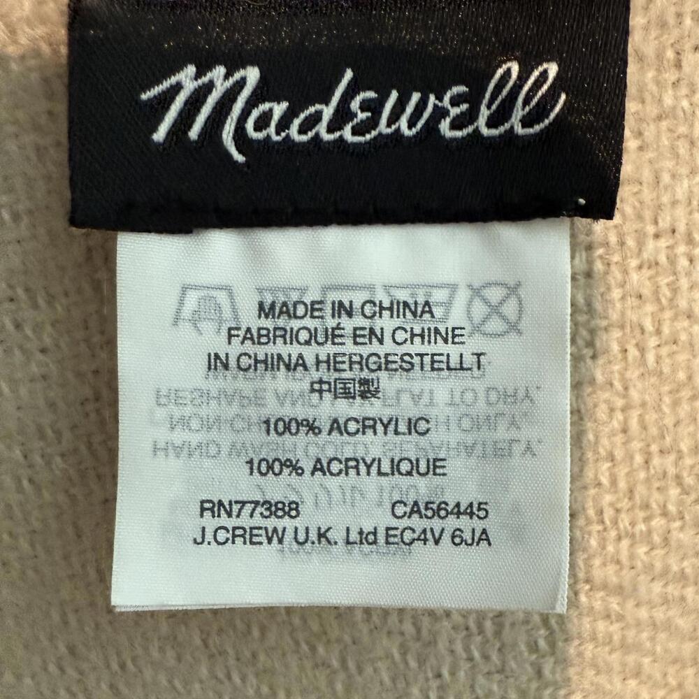NWOT Madewell Interstripe Cape Scarf - Picture 9 of 9